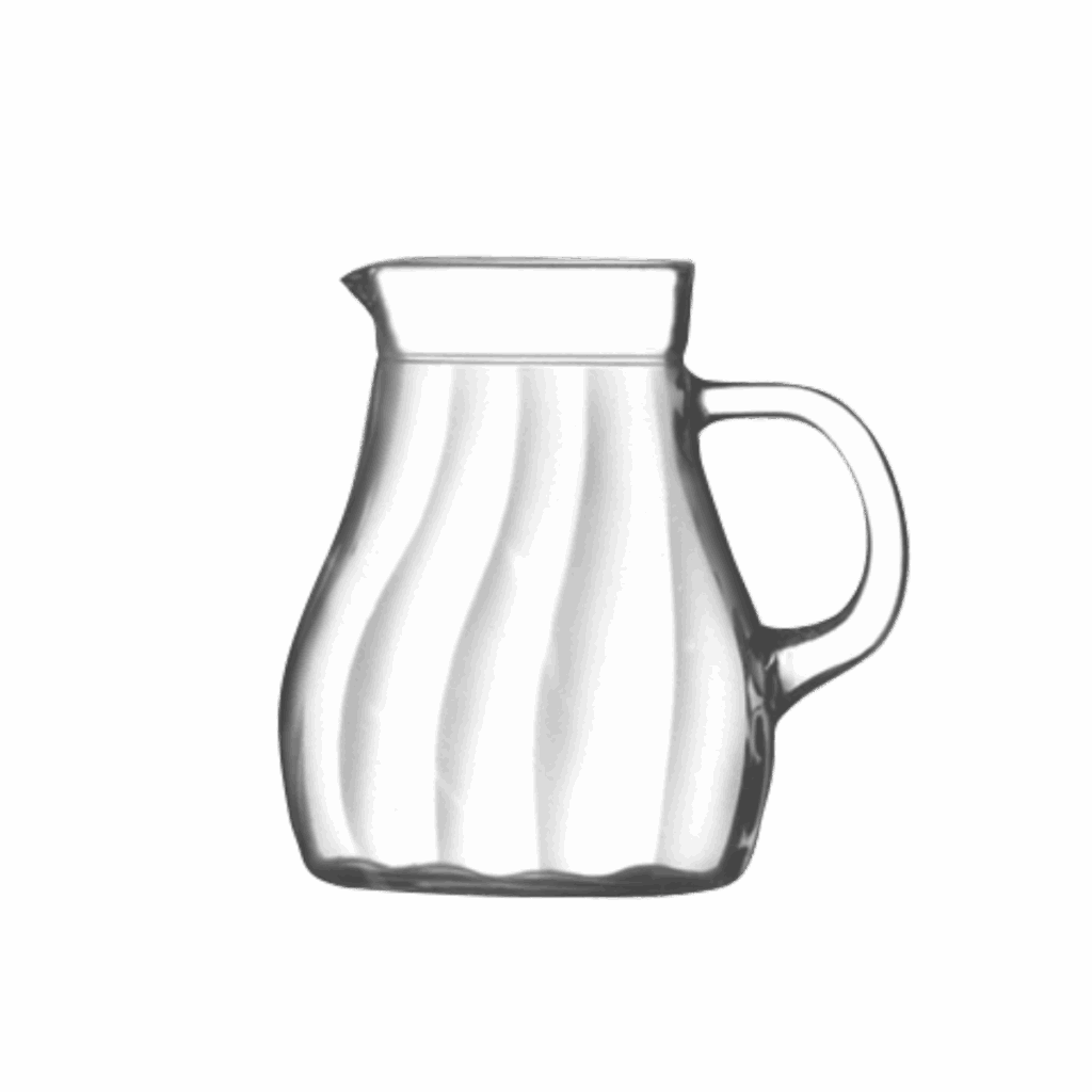Glaskrug 0,125 l ( 1/8 l ) mit Eichstrich Messkrug