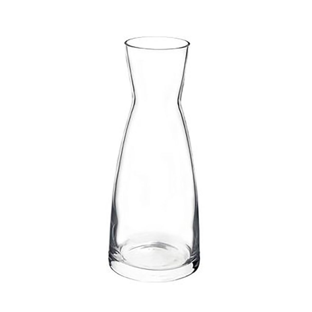 Glaskaraffe Ypsilon 0,5 l, H 20 cm, O oben 5,7 cm