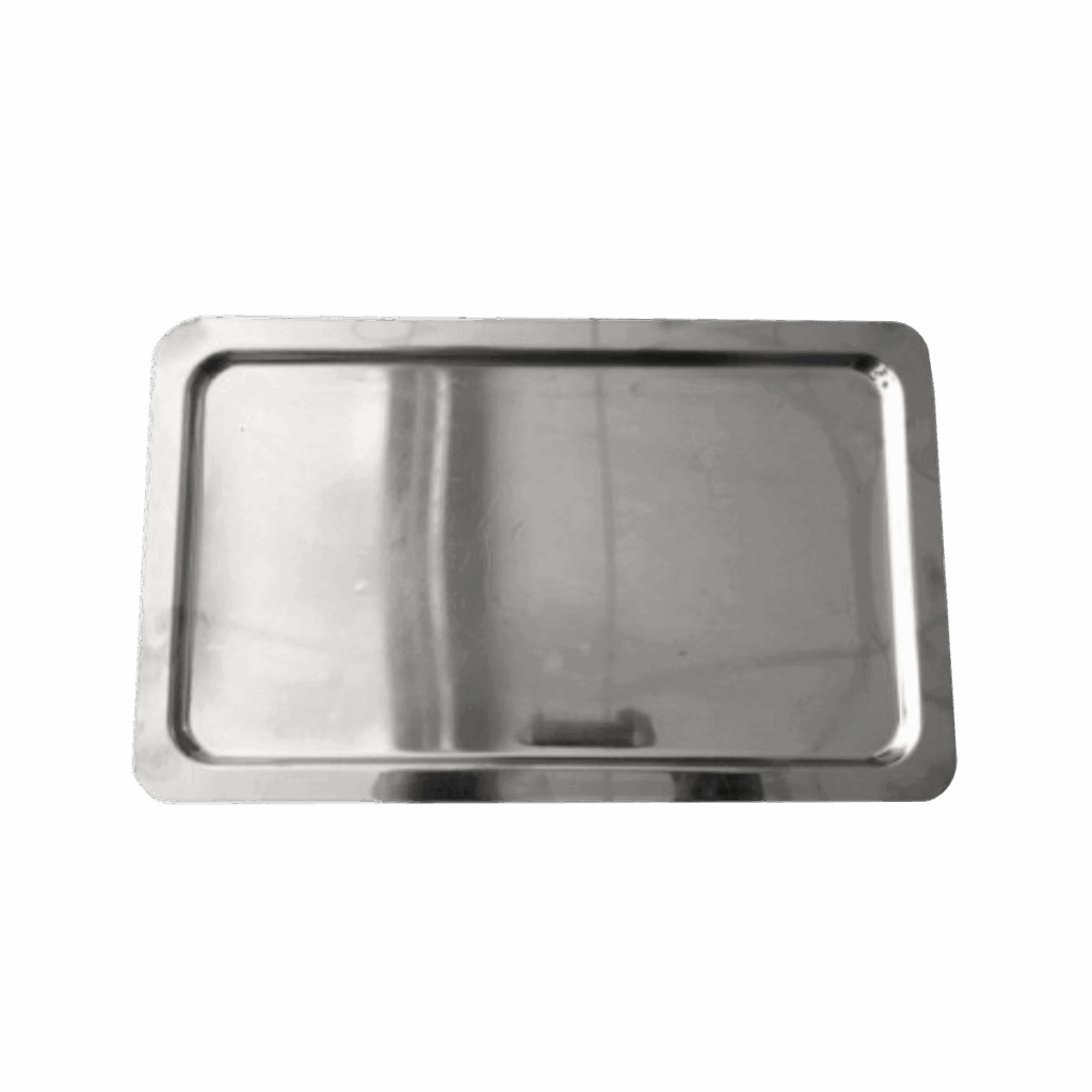 Buffetplatte 1/1 GN 53x32,5 cm, CrNi, und Verwendung als Serviertablett