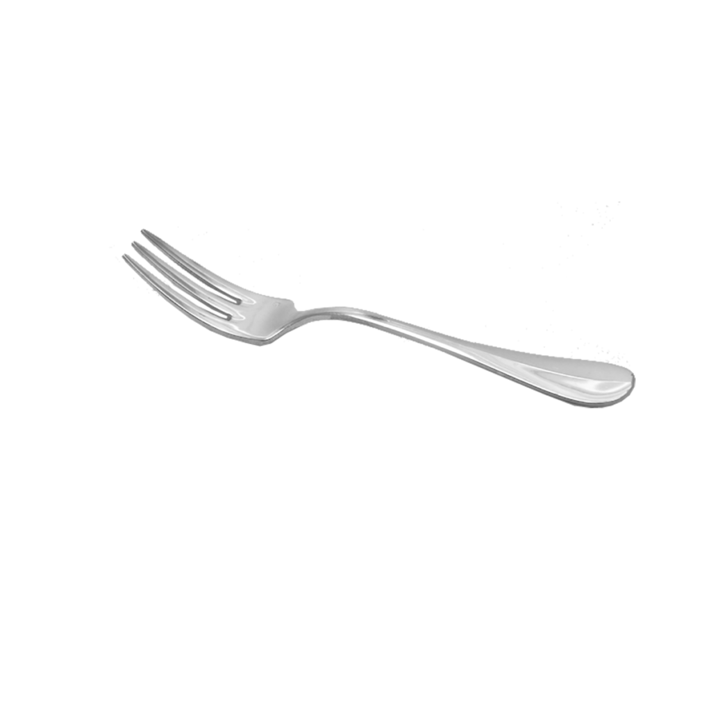 Kuchengabel Silber Baguette