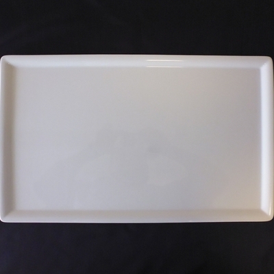Buffetplatte 1/1 GN  porzellan weiß 32,5x53 cm