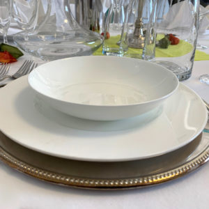 Coupeteller tief O 19 cm Jade Elegantes Porzellan in Fine Bone China elfenbein