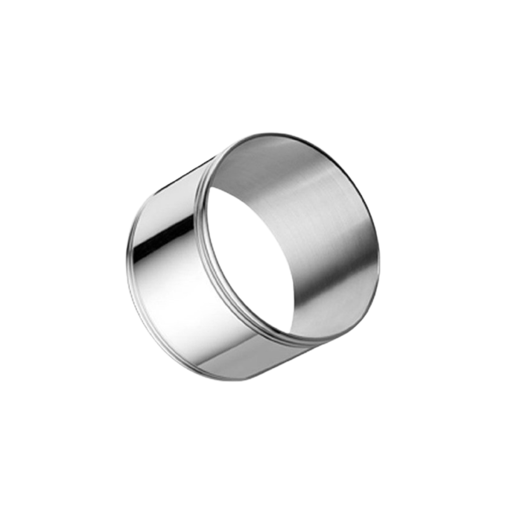 Serviettenringe Edelstahl, B 2,5 cm, O 4,2 cm