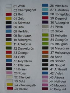 Überwurfhusse Gala, O 80/85 cm in verschiedenen Farben, für Stehtisch O 80/85, H 110 cm, mit Schleife (beste Qualität) |S|