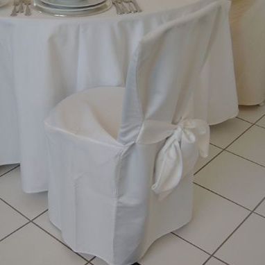 Stuhlhusse mit Masche weiß, passend zu: 61750 Thonetstuhl, 61310 Goldstuhl, 61030 Bistrostuhl