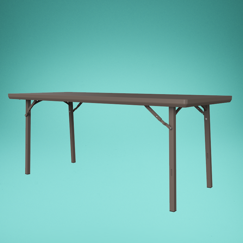 Banketttisch superleicht LxBxH 183x76,50x76 cm, für 6-8 P, mit stehfestem Vollunterrahmen, klappbar